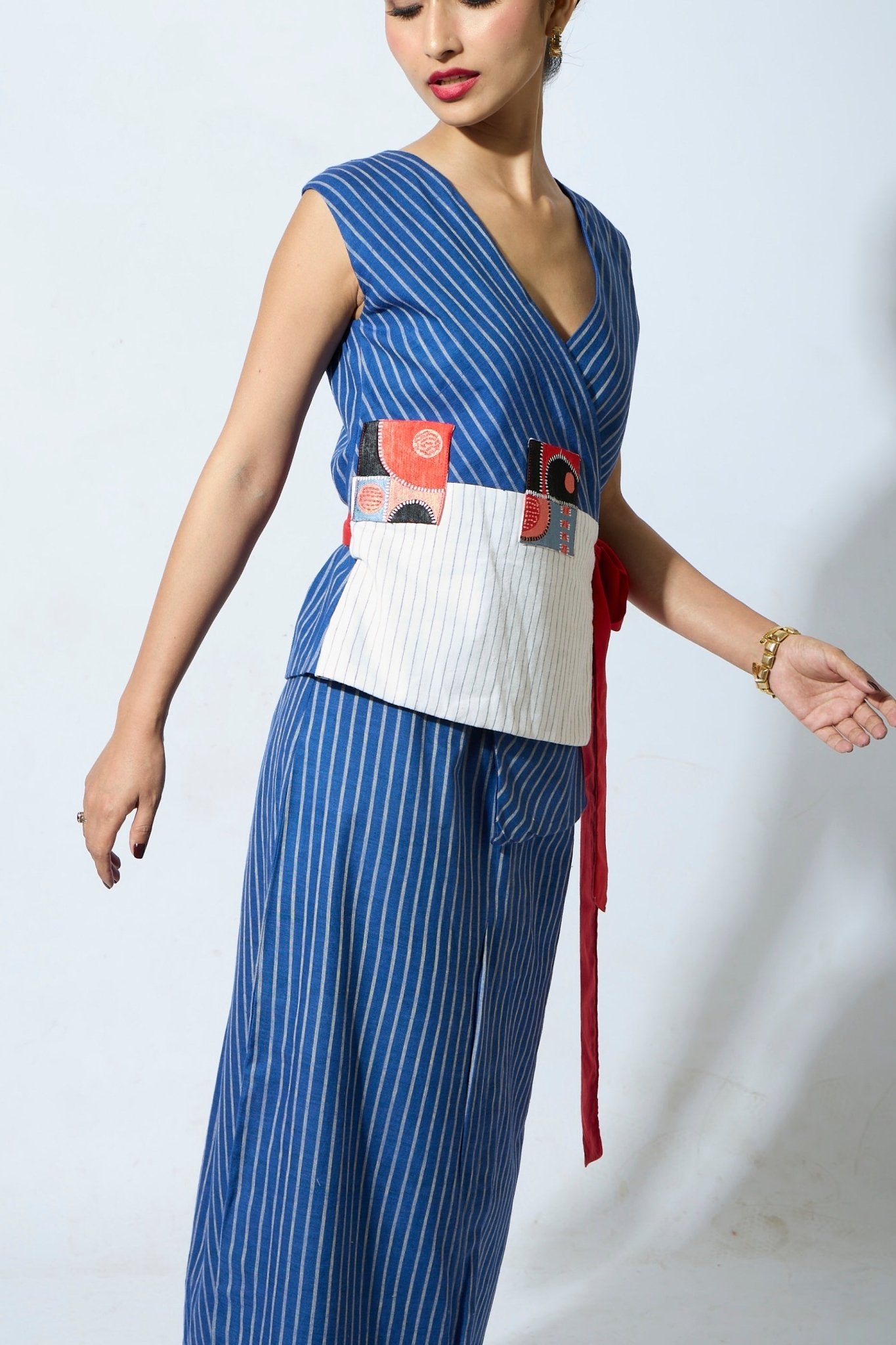 Transcendence Kimono Wrap set - CiceroniSkirt SetArtbeats by Keerthana