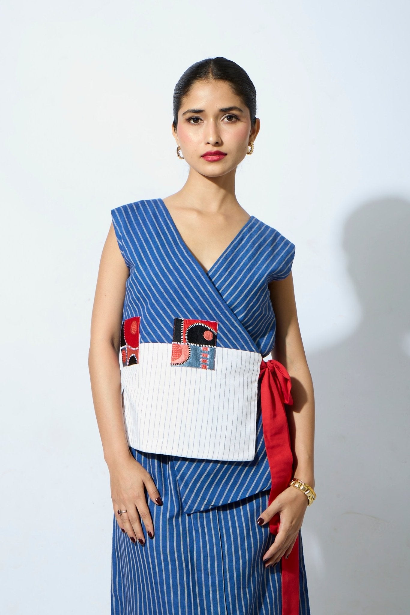 Transcendence Kimono Wrap set - CiceroniSkirt SetArtbeats by Keerthana