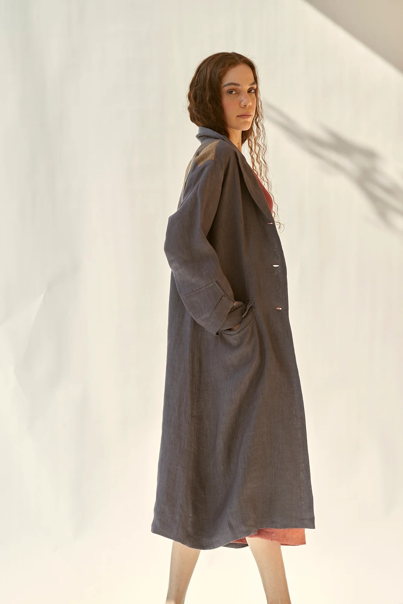 Trench Me Not - Charcoal - CiceroniTrench CoatPaeony