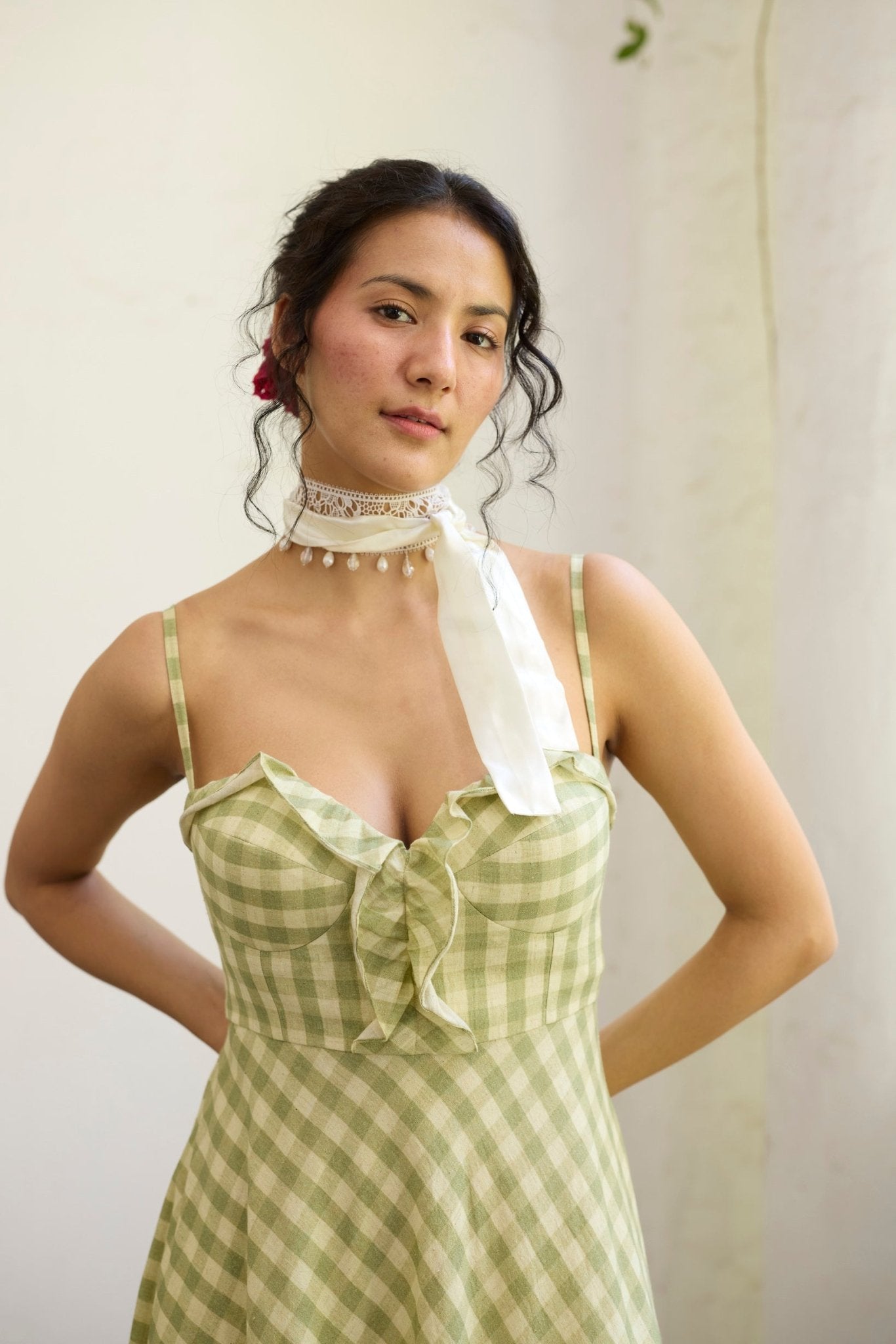 Tressa Dress - Green - CiceroniDressesKhyati Rughani