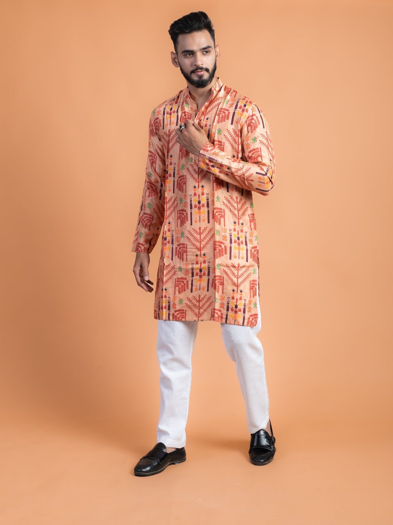 Tribal Print Kurta - CiceroniKurta, Festive WearHouse Of K.C