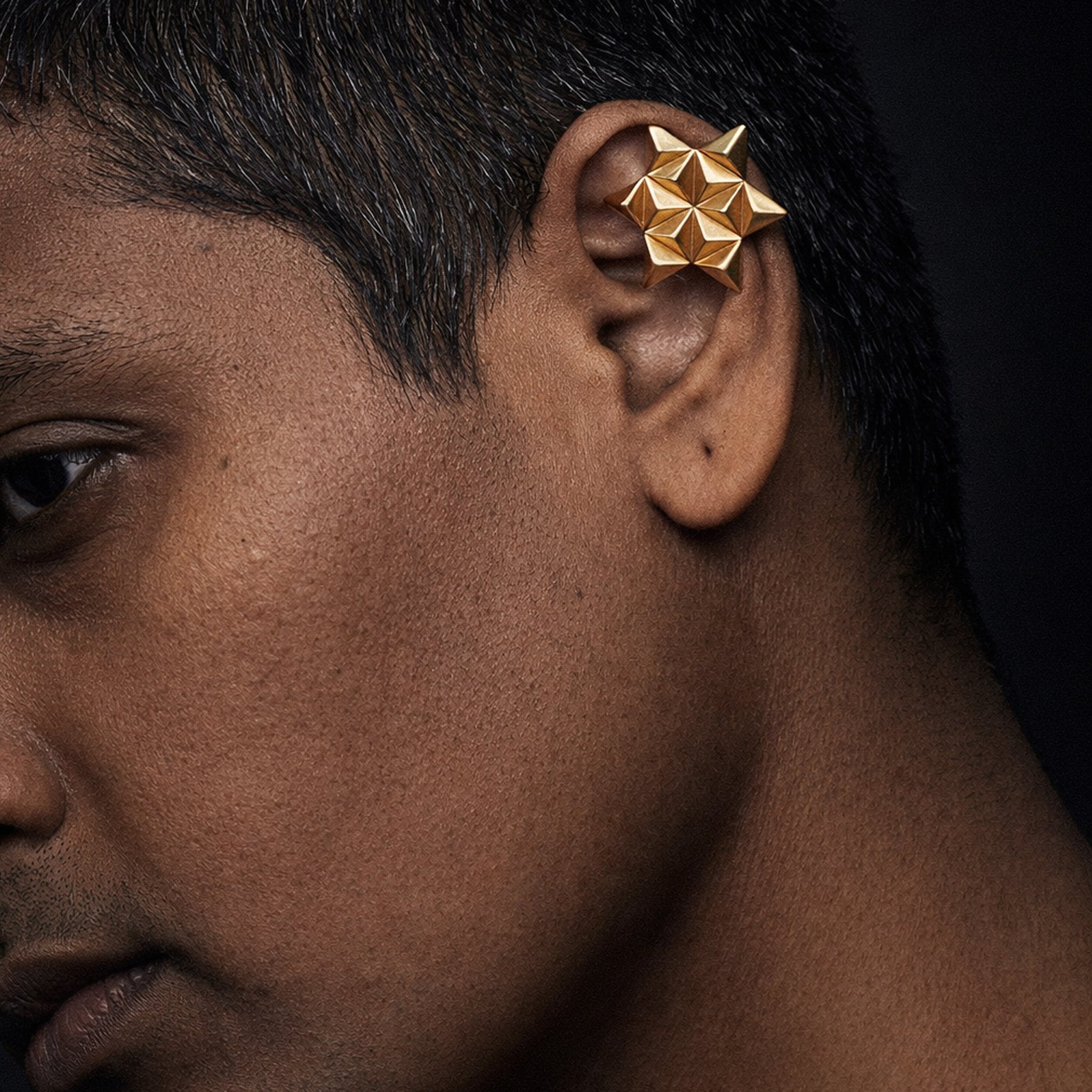 Trine Ear Cuff - Single Ear - CiceroniEarringsNO.NA.MÈ