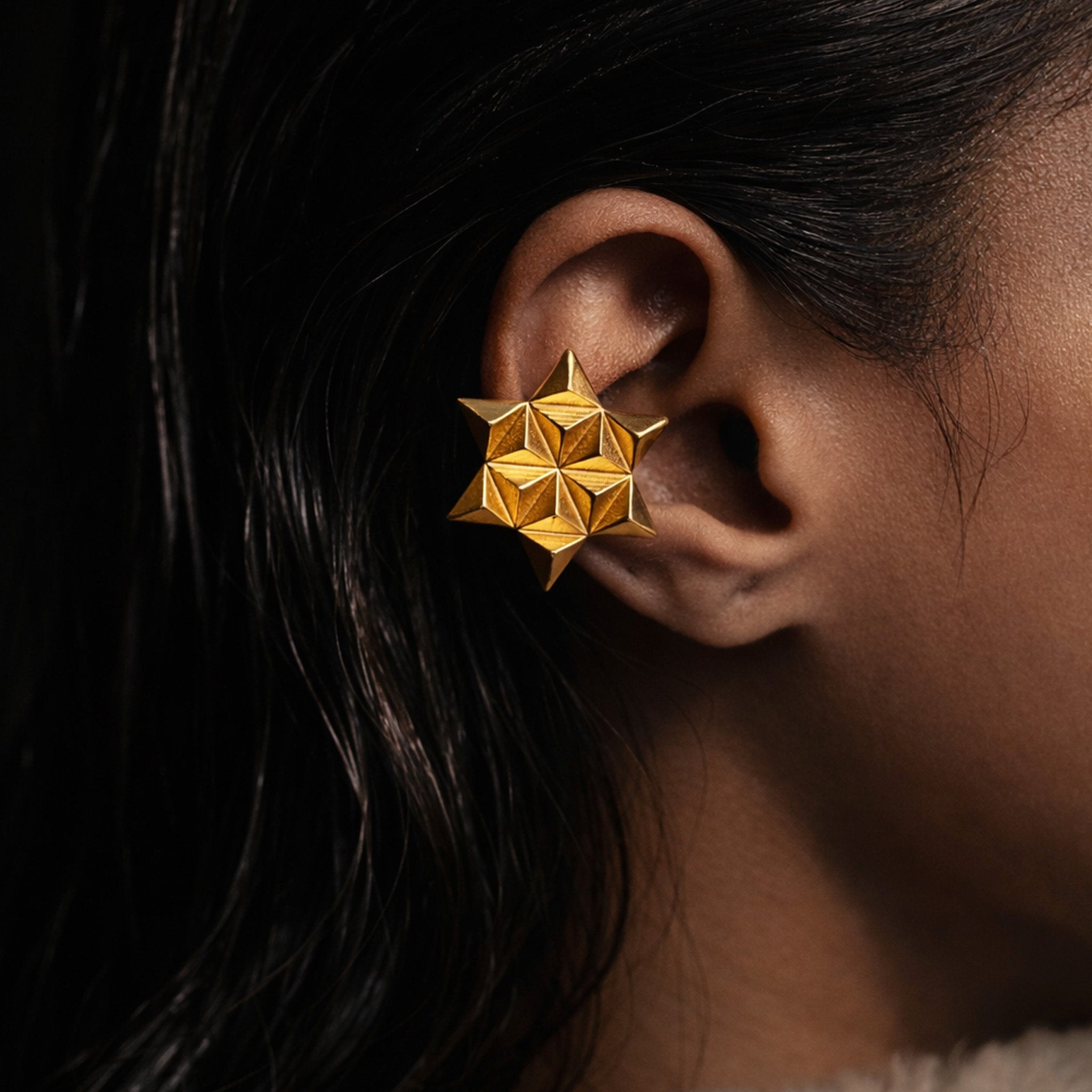 Trine Ear Cuff - Single Ear - CiceroniEarringsNO.NA.MÈ