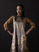 Trinpa Gold Overlay - CiceroniKurtaShades of India