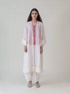 Tsukikabu White Overlay - CiceroniJacketsShades of India