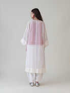 Tsukikabu White Overlay - CiceroniJacketsShades of India