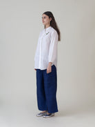 Tsukiyo White Shirt - CiceroniWomen ShirtsShades of India