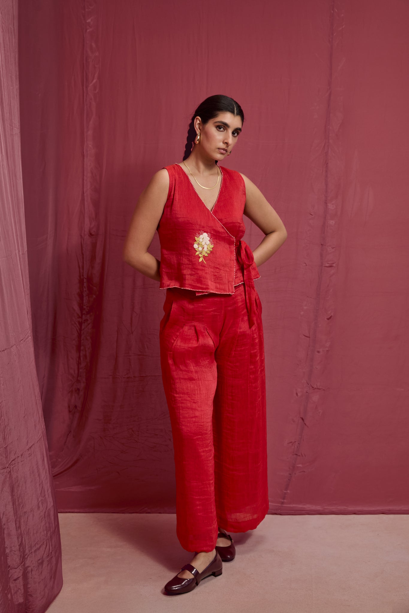 Tulip Co - ord Set - Red - CiceroniCo - ord SetAmbrosia