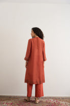Tulip Kurta Set - Rust Orange - CiceroniKurta Set, Festive WearRAAS Life
