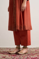Tulip Kurta Set - Rust Orange - CiceroniKurta Set, Festive WearRAAS Life