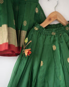 Tulsi Ethnic Pleated Top and Lehenga Set - CiceroniLehenga SetLove The World Today