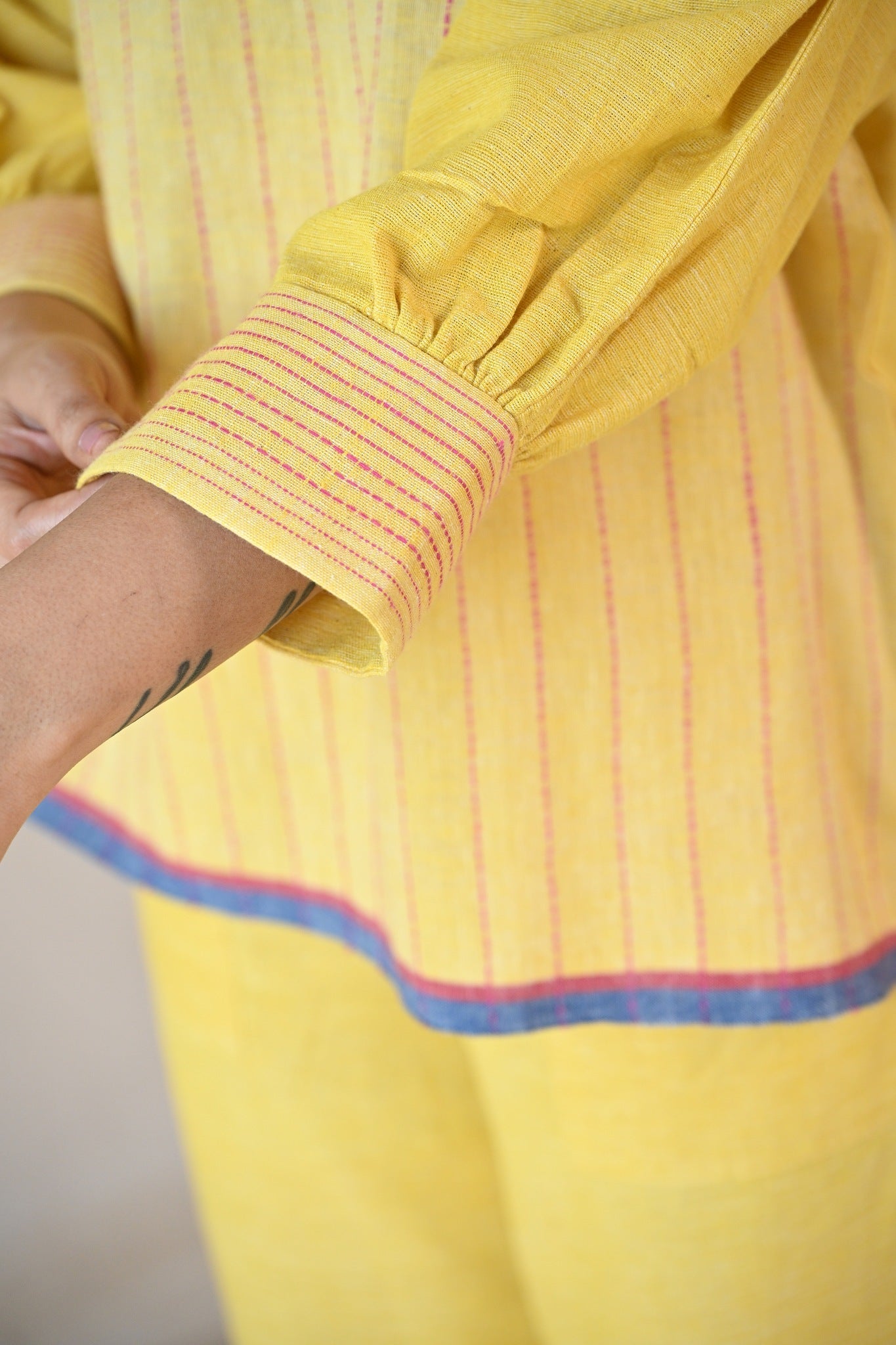 Twilight Tunic - Sunny Yellow - CiceroniTopsRang by Rajvi