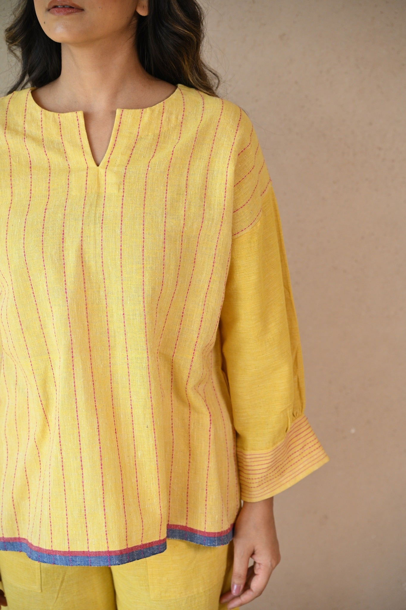 Twilight Tunic - Sunny Yellow - CiceroniTopsRang by Rajvi