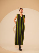 Twin Dress - Jade and Black - CiceroniDressesStoique