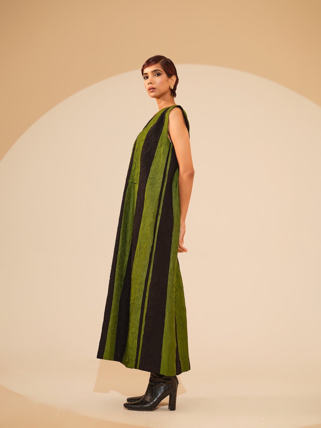 Twin Dress - Jade and Black - CiceroniDressesStoique