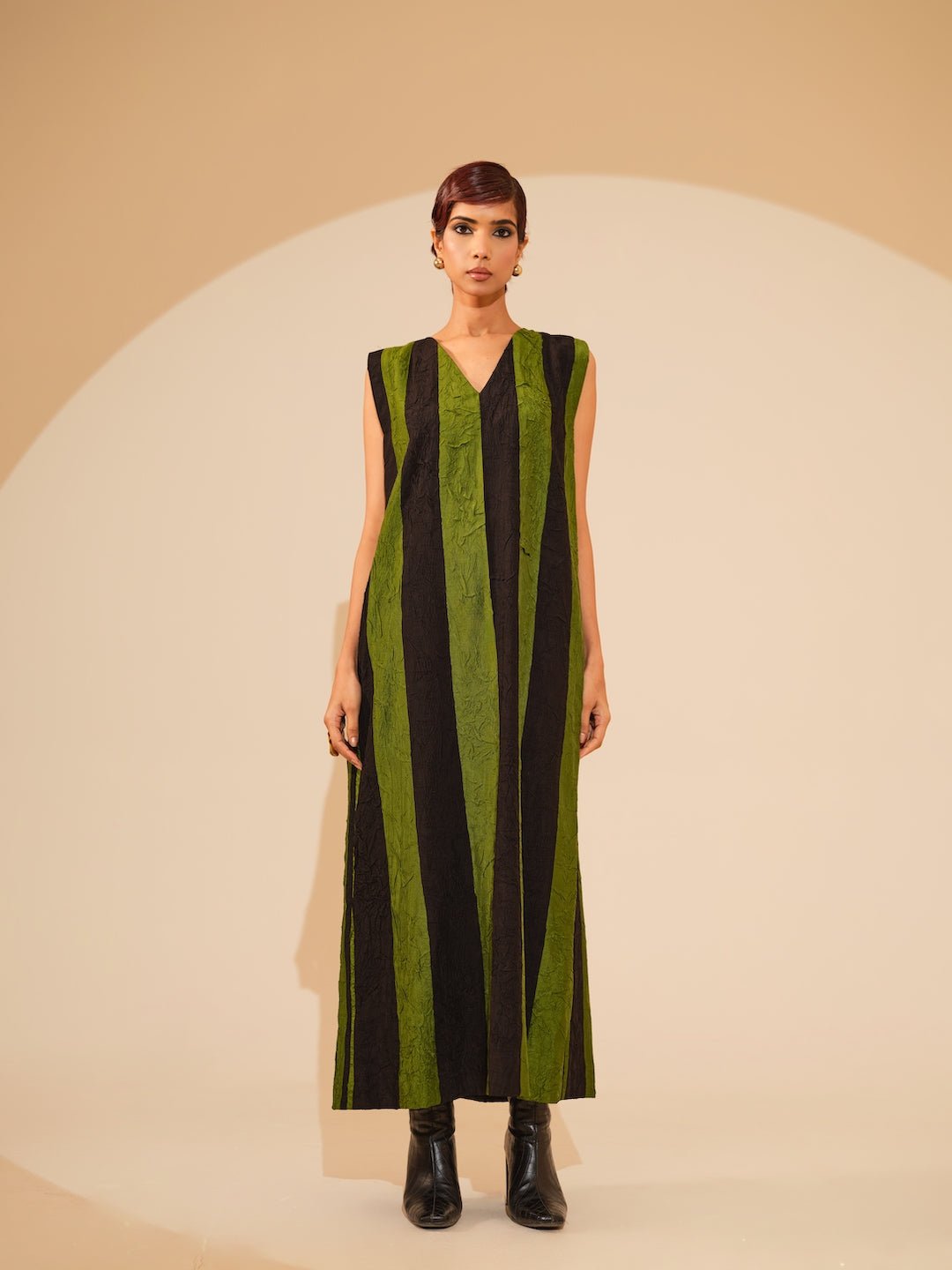 Twin Dress - Jade and Black - CiceroniDressesStoique