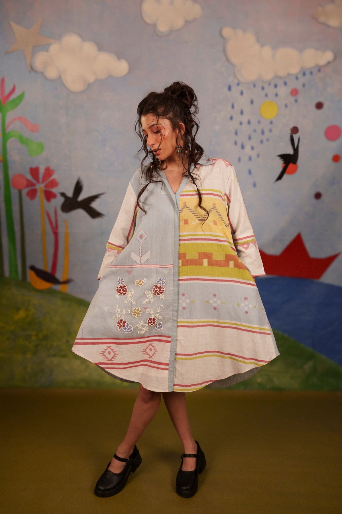 Twirl Shirt Dress - CiceroniDressesBhomra