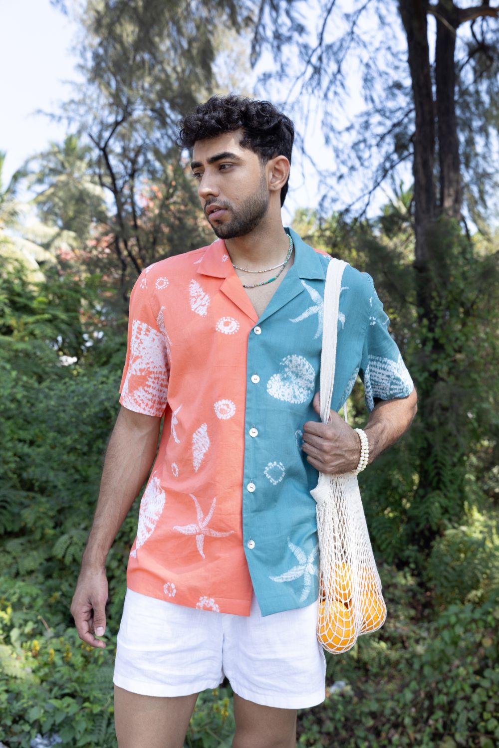 Two - Tone Moana Shirt - CiceroniMen ShirtsAnushé Pirani