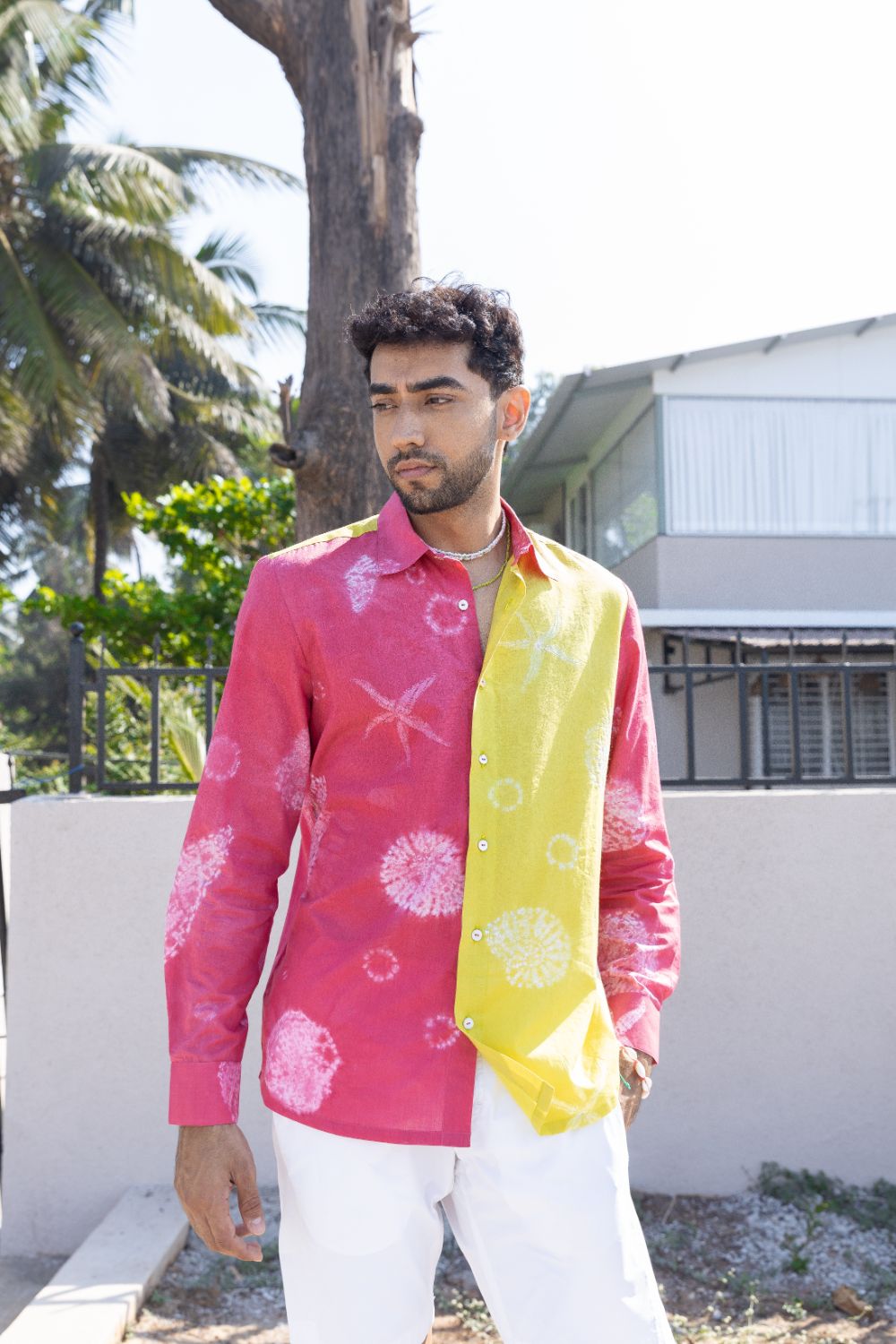 Two - Tone Resort Shirt - CiceroniMen ShirtsAnushé Pirani