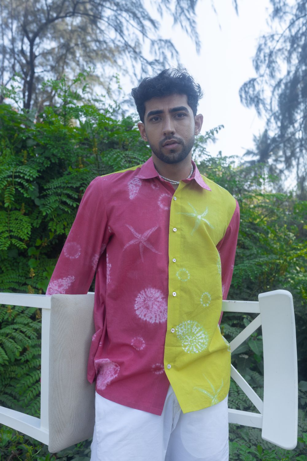 Two - Tone Resort Shirt - CiceroniMen ShirtsAnushé Pirani