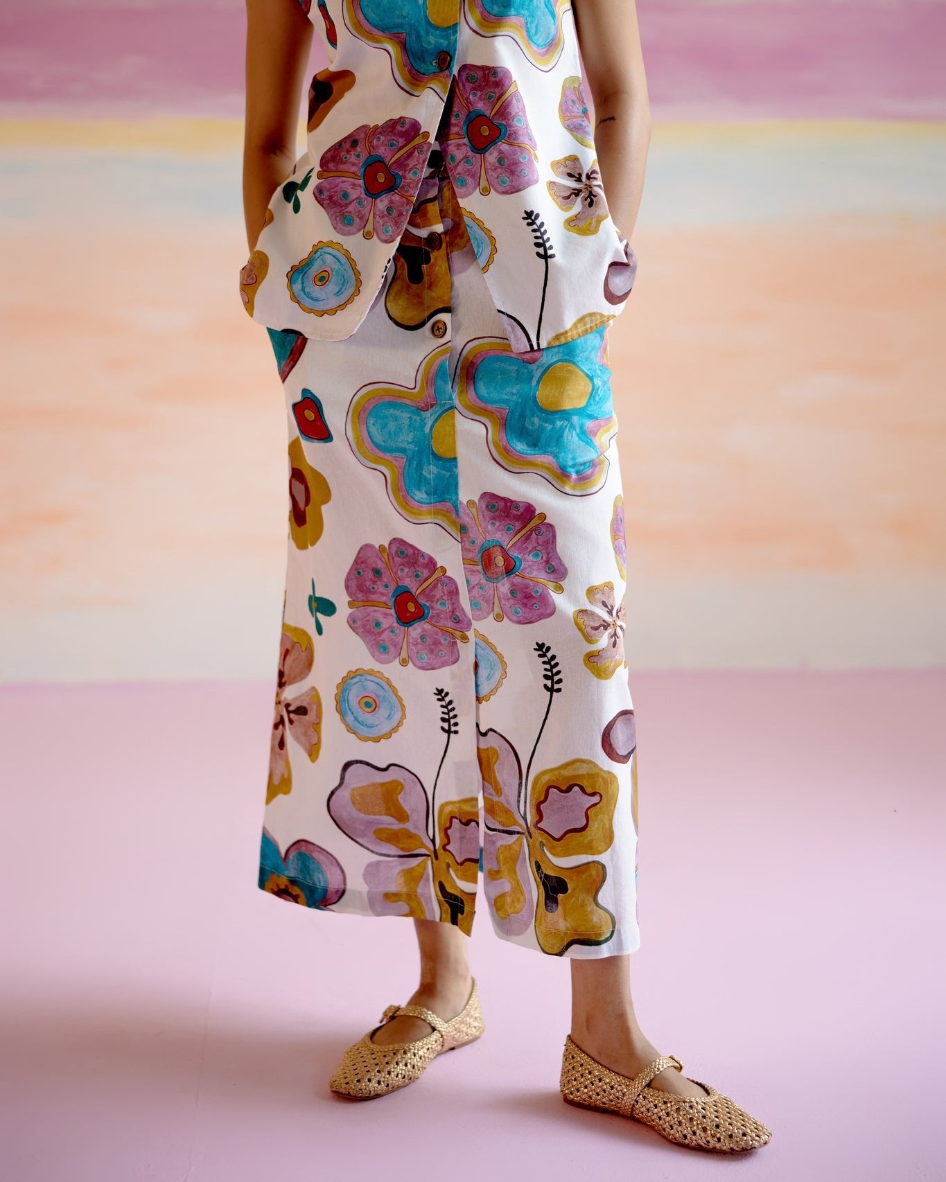 Ukiyo Co - ord Skirt Set - CiceroniSkirt SetHappi Space