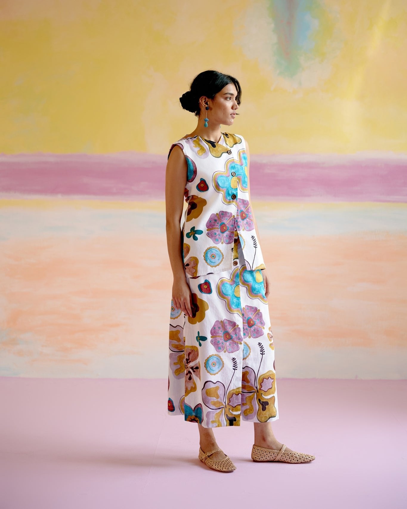 Ukiyo Co - ord Skirt Set - CiceroniSkirt SetHappi Space