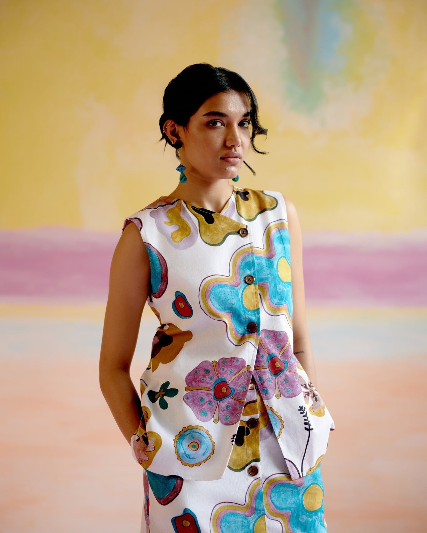 Ukiyo Co - ord Skirt Set - CiceroniSkirt SetHappi Space