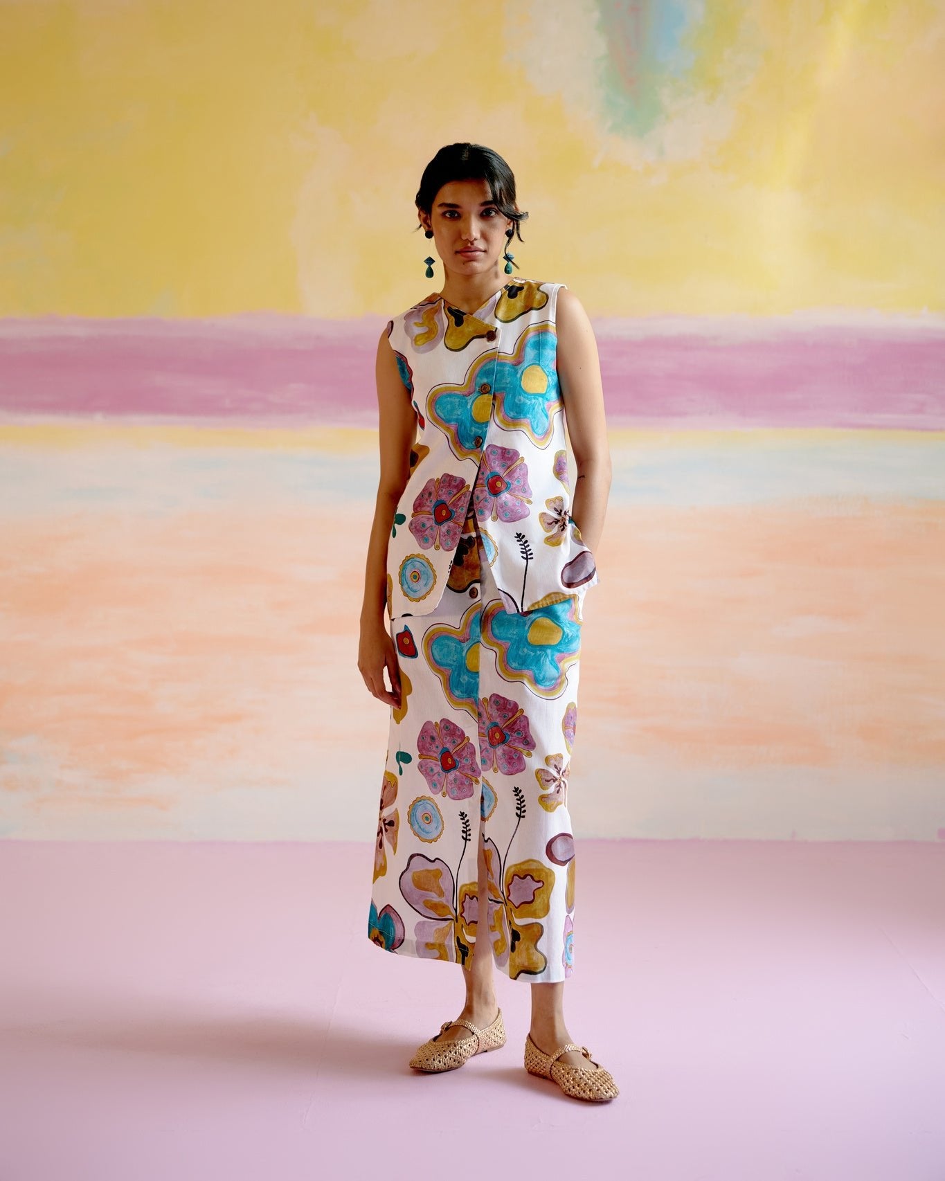 Ukiyo Co - ord Skirt Set - CiceroniSkirt SetHappi Space