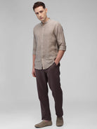 Umber 100% Linen Stripes Shirt - CiceroniMen Shirtsbhrāta