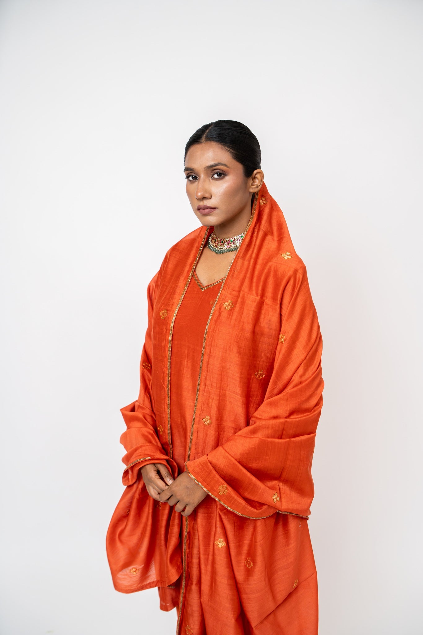 Umber Set - CiceroniKurta Set, Festive WearKajal Agarwal