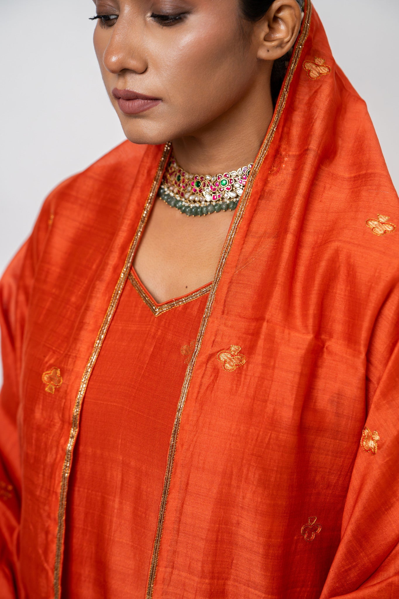 Umber Set - CiceroniKurta Set, Festive WearKajal Agarwal