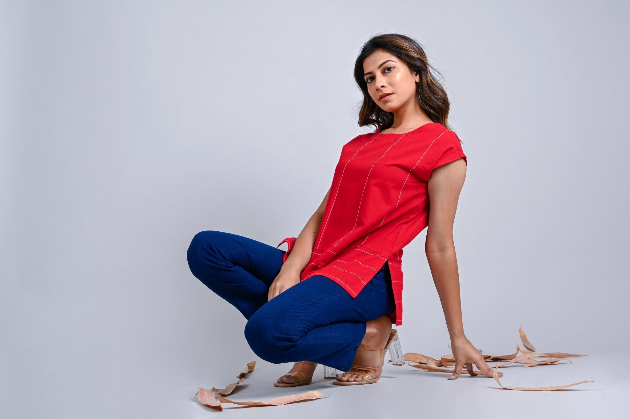 Uncut Tunic - CiceroniTopsRang by Rajvi