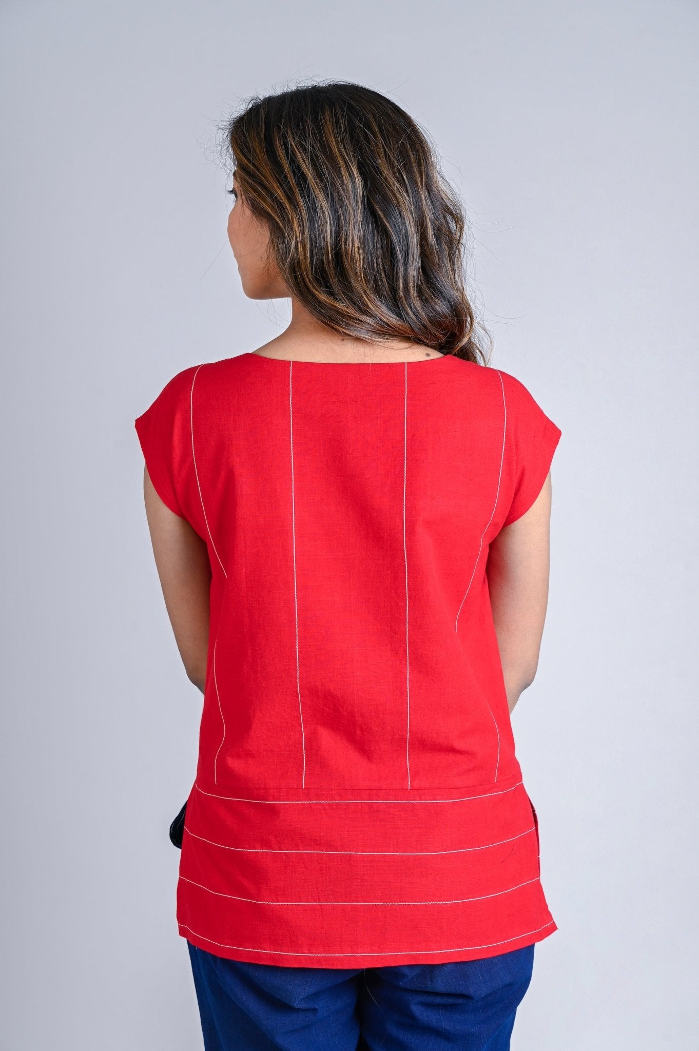 Uncut Tunic - CiceroniTopsRang by Rajvi