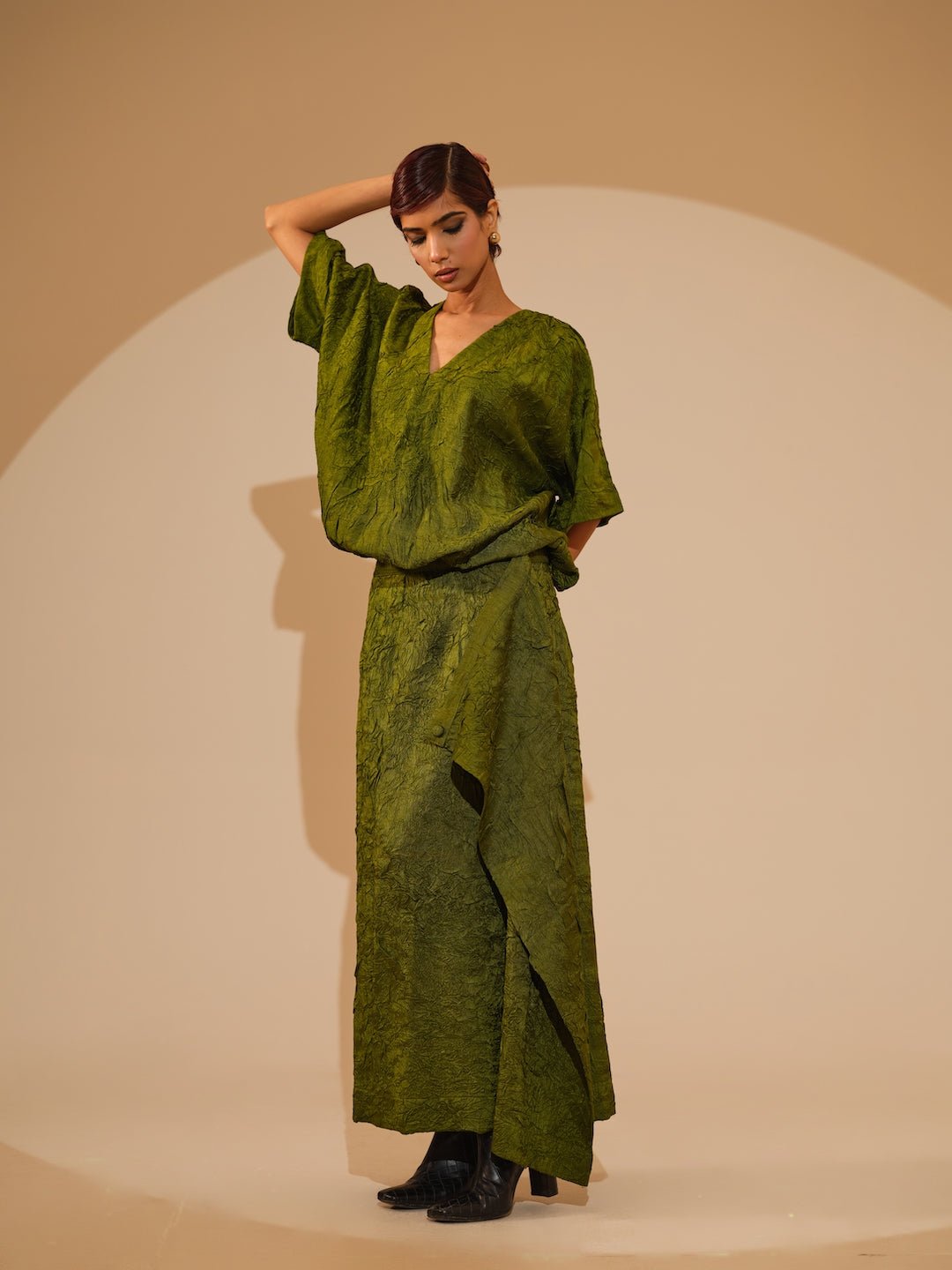 Unfold Dress - Jade Green - CiceroniDressesStoique