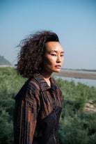 Upcycled Arizona Shirt - Black Copper - CiceroniWomen ShirtsThe Terra Tribe