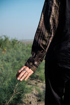 Upcycled Arizona Shirt - Black Copper - CiceroniWomen ShirtsThe Terra Tribe