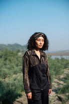 Upcycled Arizona Shirt - Black Copper - CiceroniWomen ShirtsThe Terra Tribe