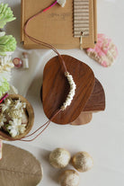 Upcycled Artisanal Rakhi - Beige - CiceroniRakhiLukka Chuppi