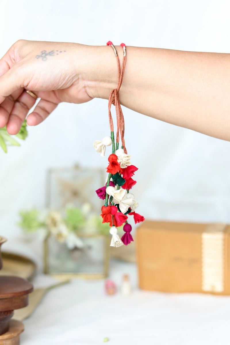 Upcycled Artisanal Rakhi - Multicolor - CiceroniRakhiLukka Chuppi