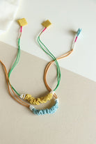 Upcycled Artisanal Scrunched Rakhis - Set of 3 - CiceroniRakhiLukka Chuppi