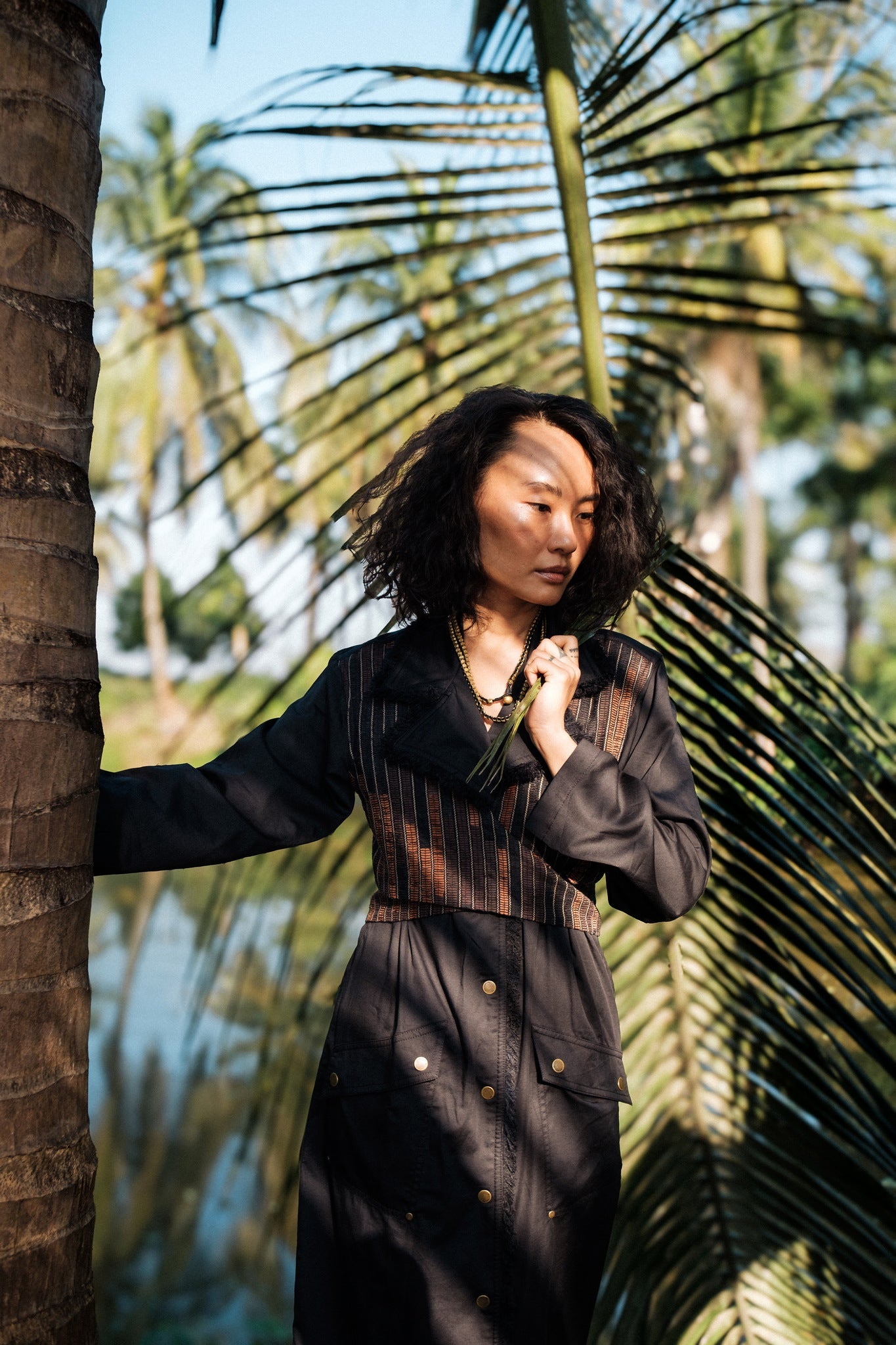 Upcycled Copenhagen Trench - Black Copper - CiceroniTrench CoatThe Terra Tribe