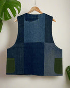 Upcycled Denim Gilet Jacket | 182 - CiceroniJacketsUn Denim