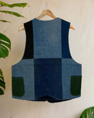 Upcycled Denim Gilet Jacket | 184 - CiceroniJacketsUn Denim