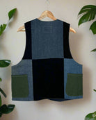 Upcycled Denim Gilet Jacket | 195 - CiceroniJacketsUn Denim