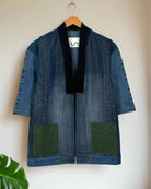 Upcycled Denim Kimono Jacket | 194 - CiceroniKimonoUn Denim