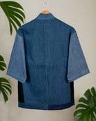 Upcycled Denim Kimono Jacket | 201 - CiceroniKimonoUn Denim