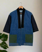Upcycled Denim Kimono Jacket | 216 - CiceroniKimonoUn Denim