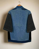 Upcycled Denim Kimono Jacket | K221 - CiceroniKimonoUn Denim
