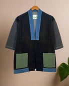 Upcycled Denim Kimono Jacket | K222 - CiceroniKimonoUn Denim