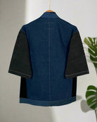 Upcycled Denim Kimono Jacket | K222 - CiceroniKimonoUn Denim